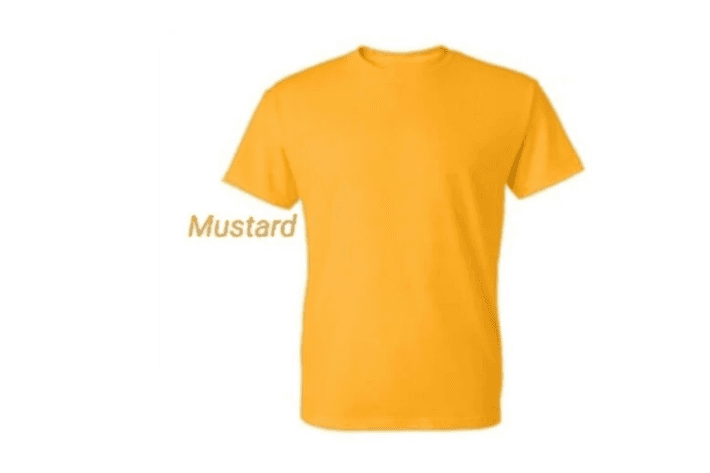 Cotton T-Shirt (Mustard)