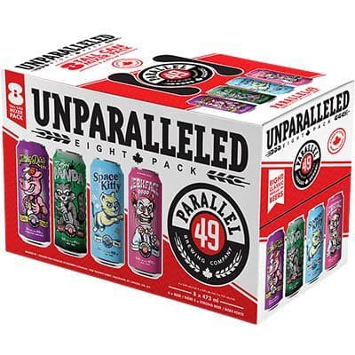 Parallel 49 Brewing Unparalleled Variety Pack, 8 x 473 ml