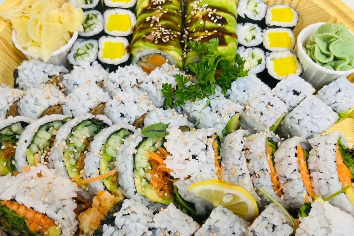 Vegetable Sushi Tray