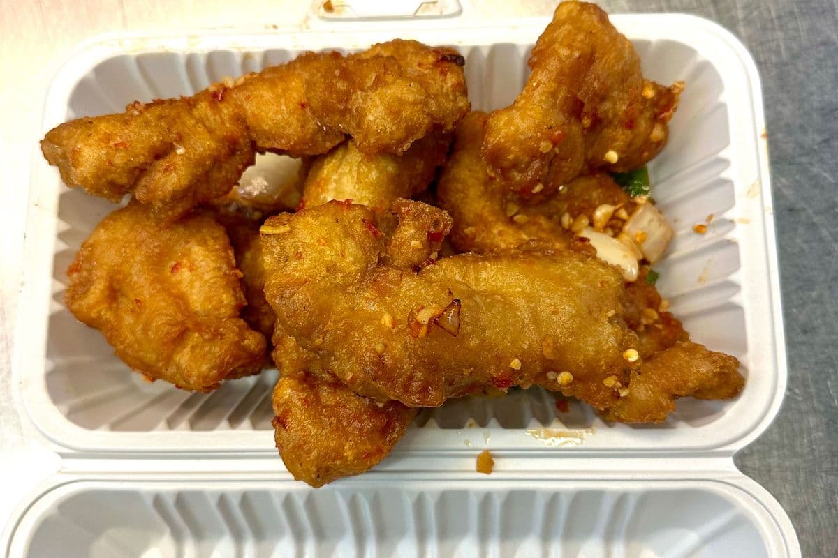 P1. Côtelette de porc frite avec sel et poivre / Fried Pork Chop with Salt and Pepper