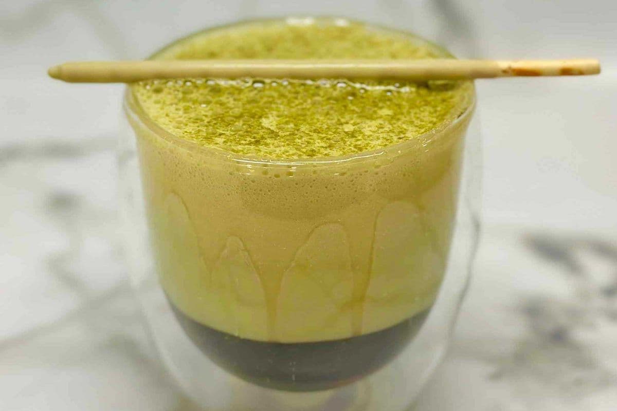 Dark Choco Matcha Latte
