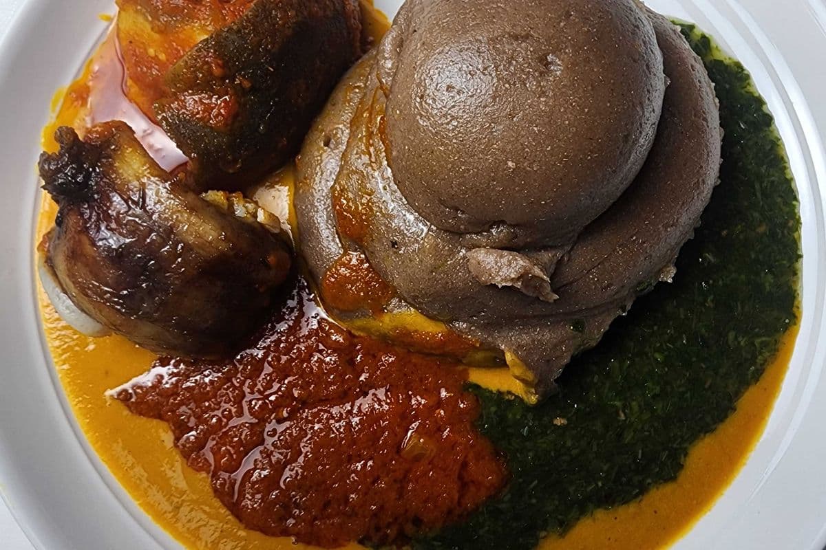 Amala Combo (Amala on the spot)/Plate
