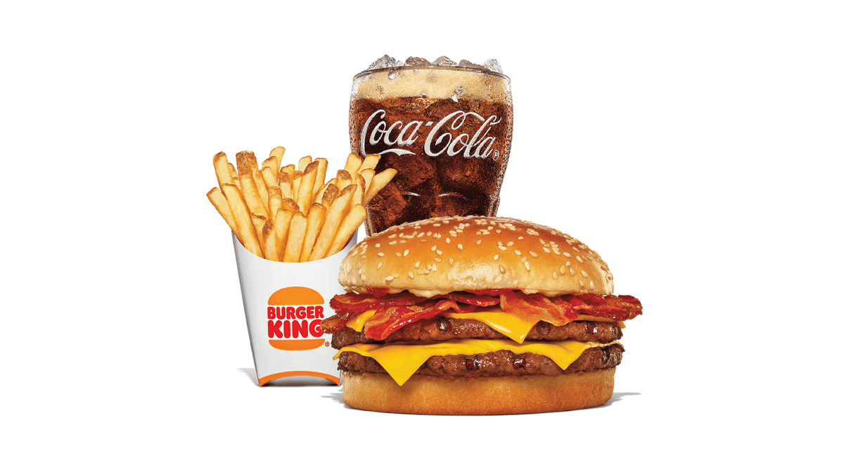 Trio Kingᴹᶜ bacon BBQ format moyen