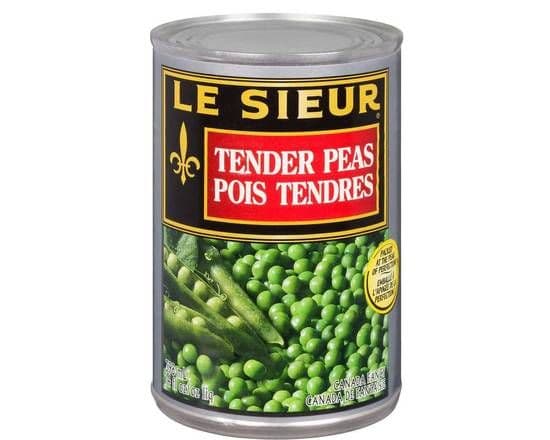 Le Sieur Pois Tendres 398mL / Le Sieur Tender Peas 398mL