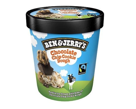 Ben and Jerry's Chocolate Chip Cookie Dough Ice Cream (473 ml) 1002862