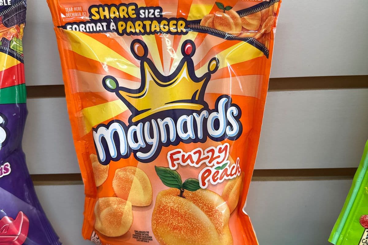 Maynards Fuzzy peach share size