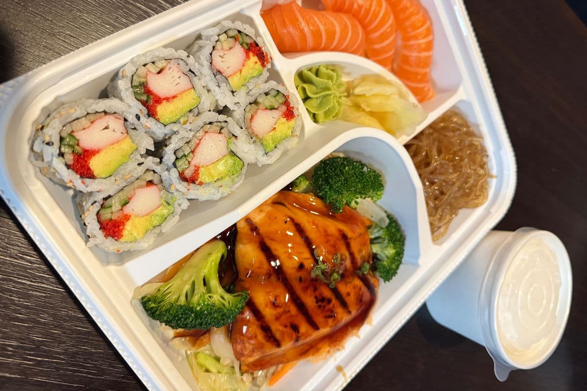 415. Salmon Teriyaki Bento Special