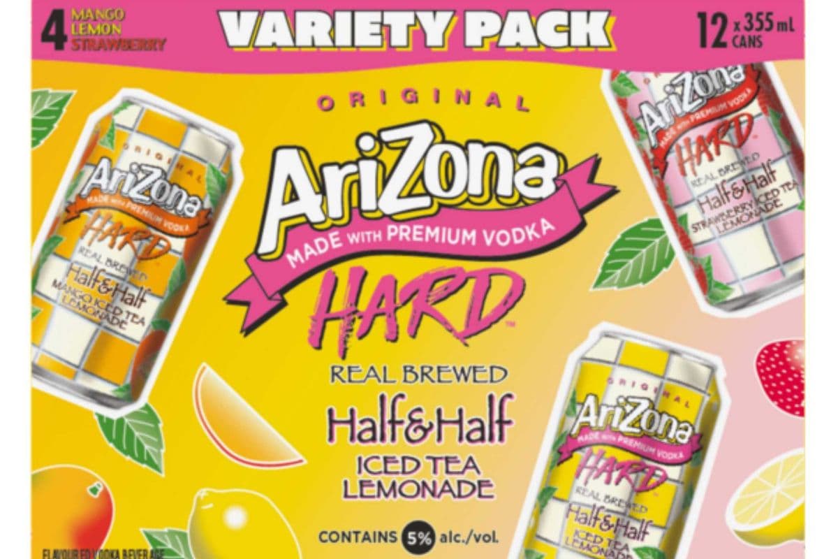 ARIZONA HARD HALF & HALF MIXER (12 PACK) (12 x 355ML CAN)