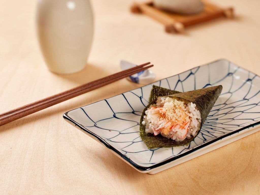 Spicy Crab Meat Handroll