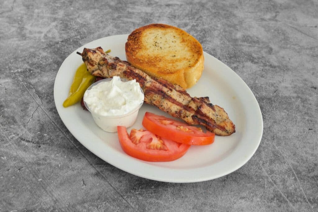 Panier de brochette de poulet / Chicken Skewer Basket