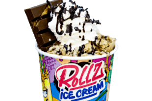 Rocky Road Thai Roll Ice Cream