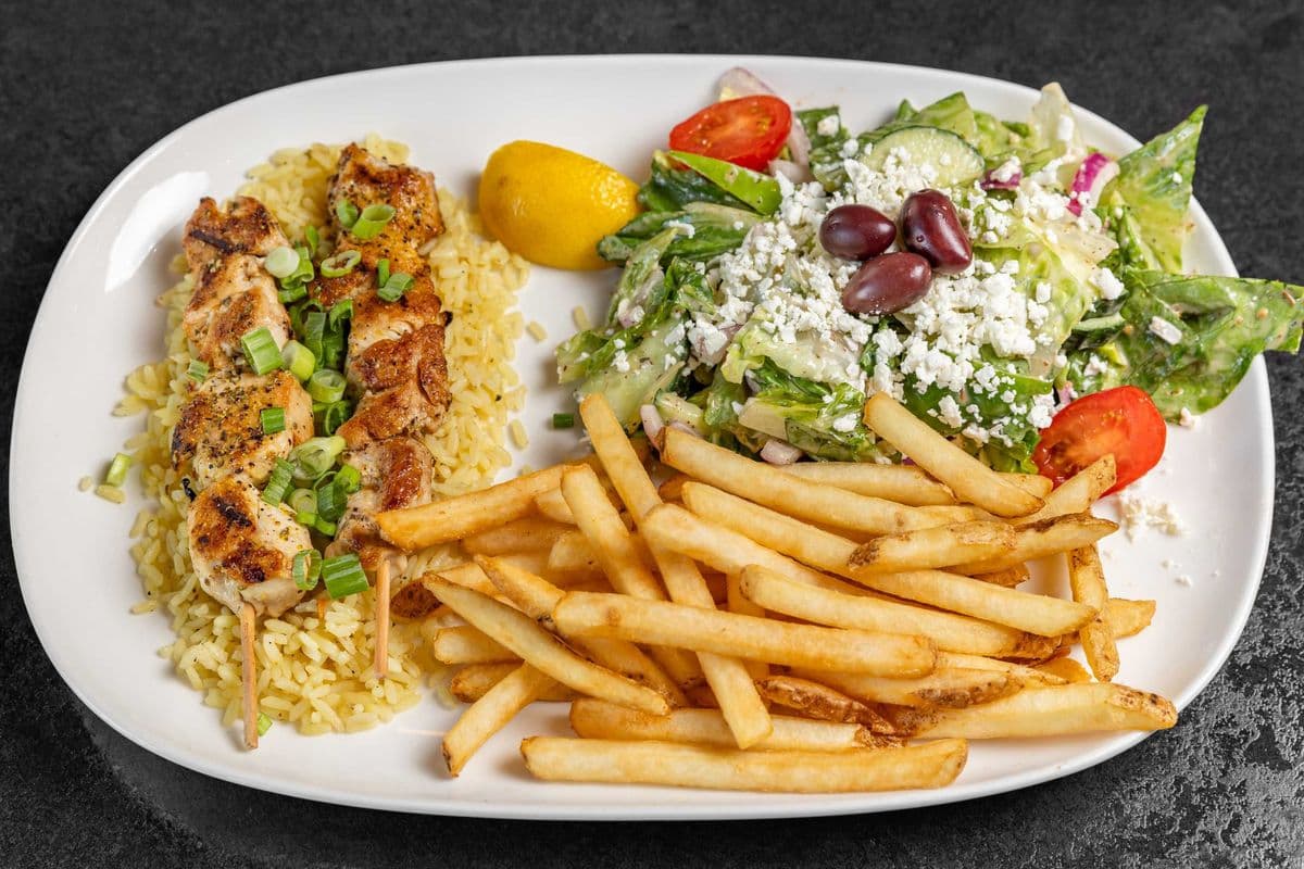 Chicken or Greek Souvlaki