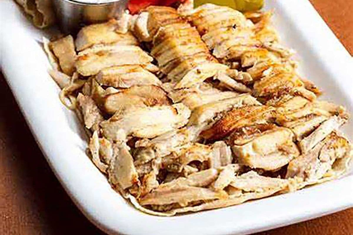 Chicken Shawarma Plate with Cheese