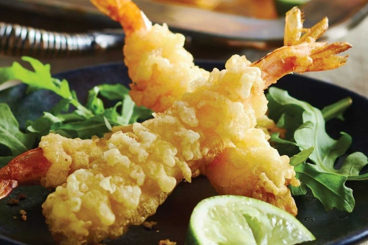 Crevettes tempura (4 )