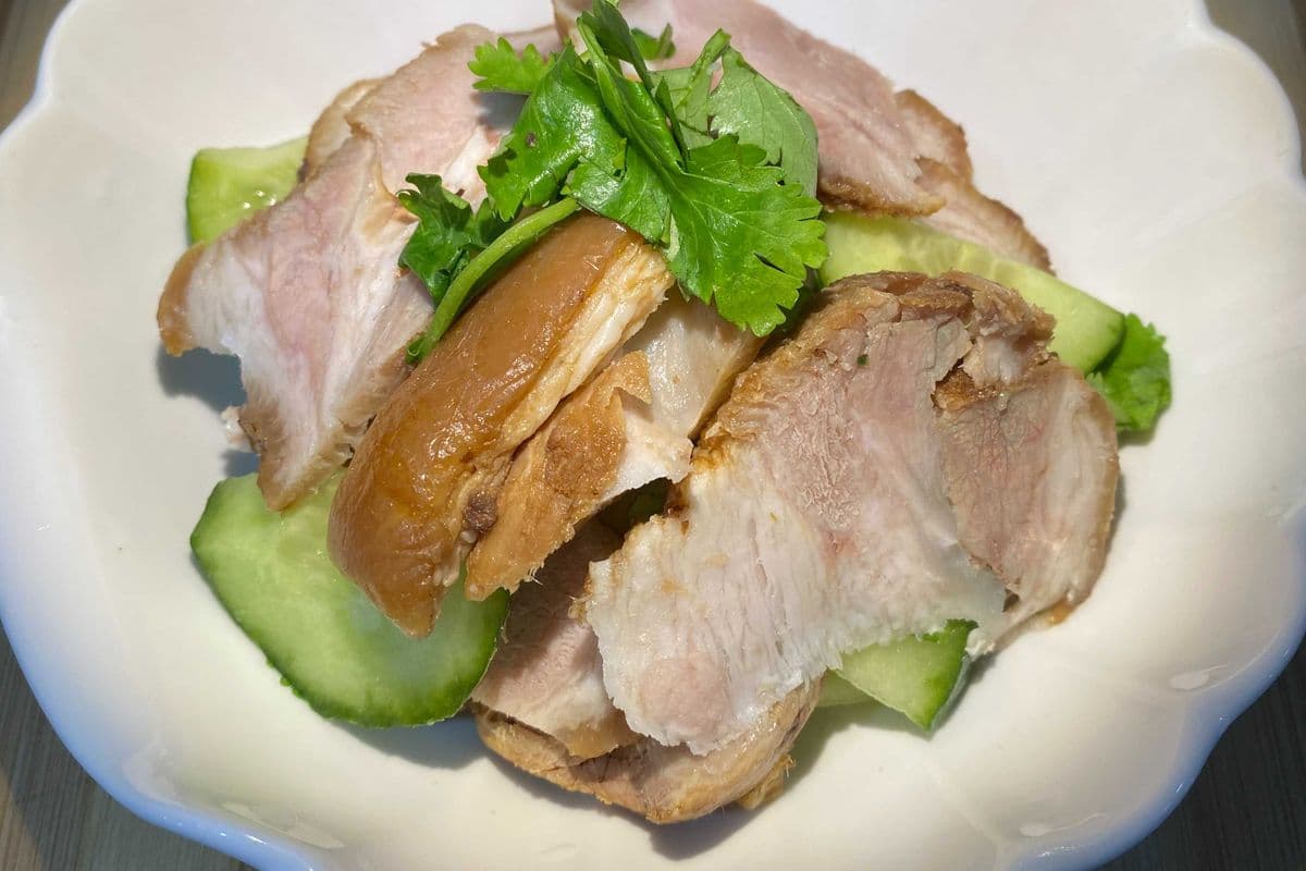 Sliced Pork Trotter with Smashed Cucumber Salad