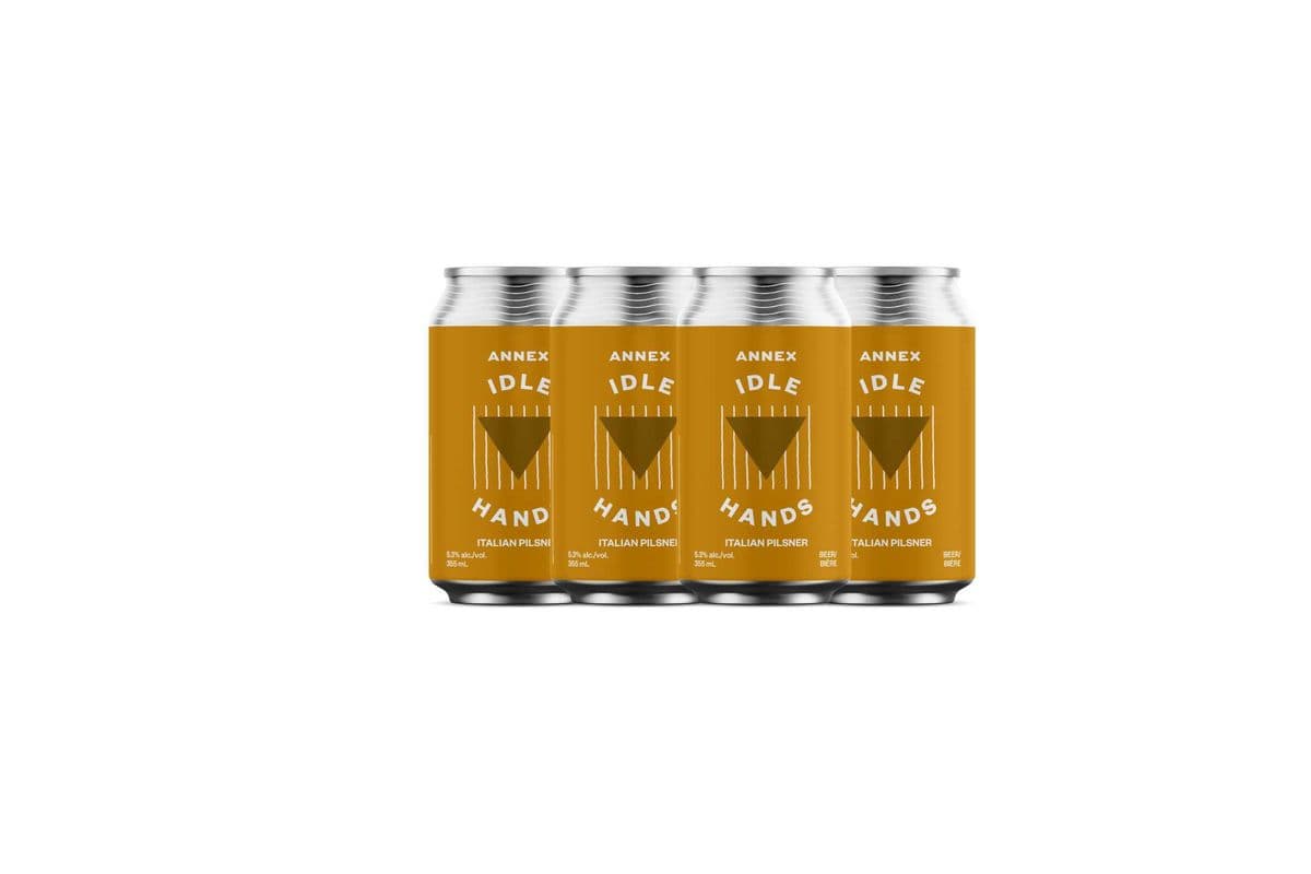 Annex Brew Idle Hands Italian Pilsner (6 pack) (1 x 6x355ML)