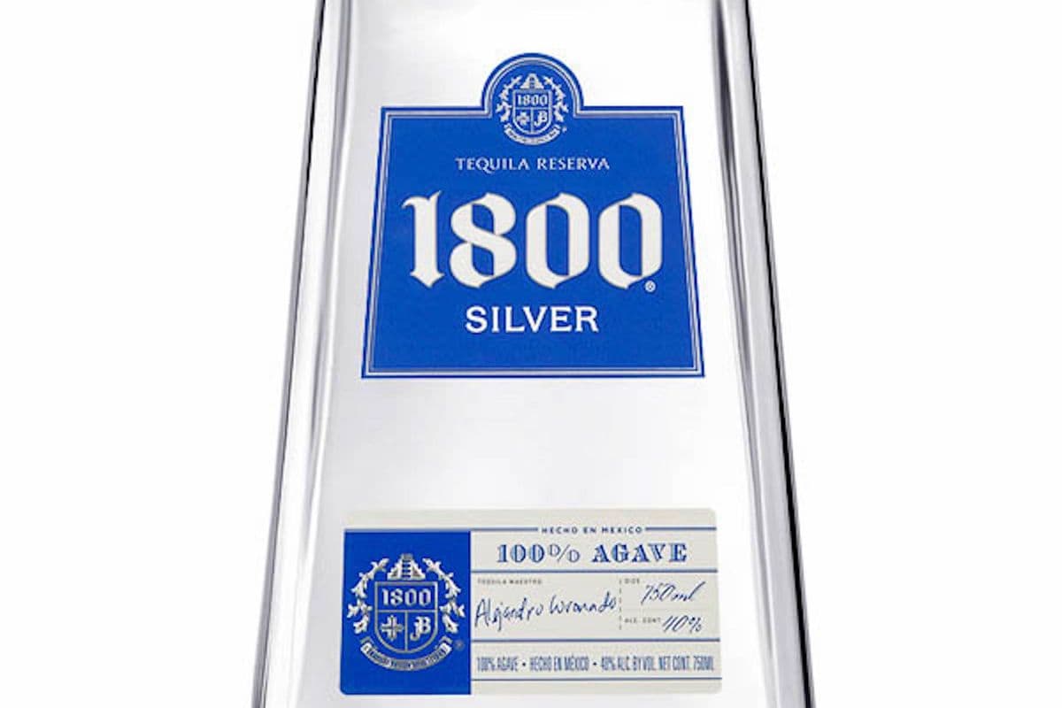 1800 Tequila Blanco SILVER 750ML (1 x 750 ml)