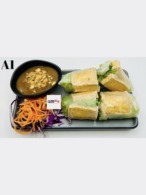 A2. Fresh Rolls With Tofu