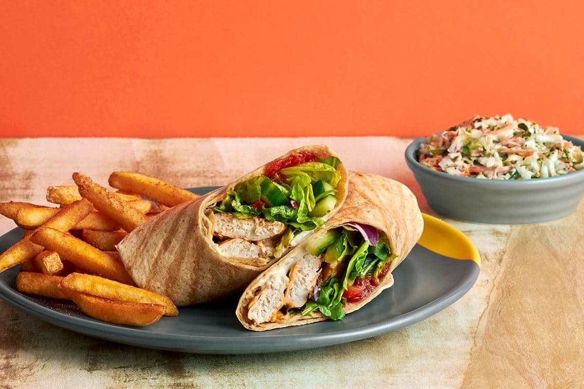Chicken Wrap with Two Regular Sides