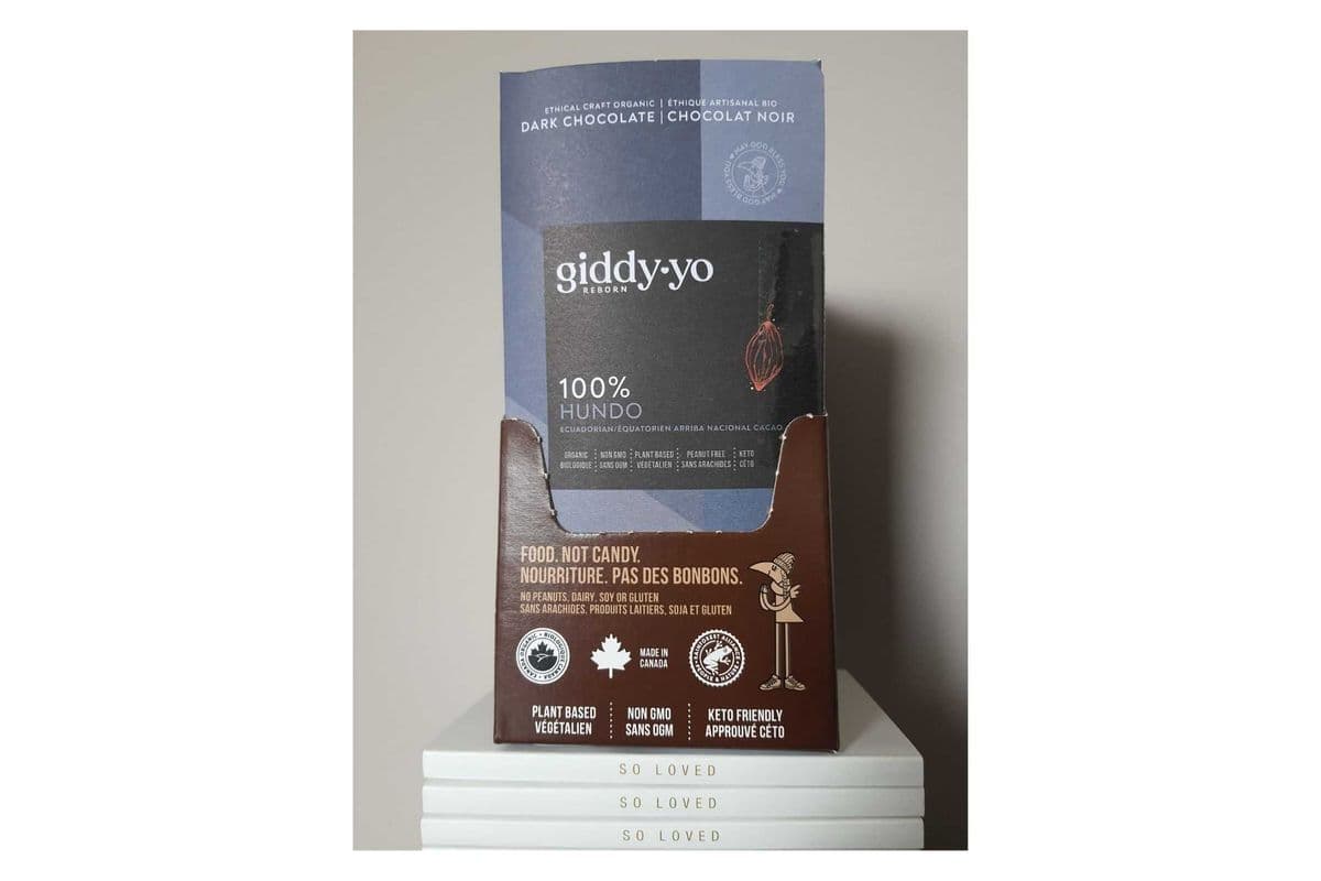 HUNDO 100% SUGAR FREE DARK CHOCOLATE, BOX OF 20 x 60g BARS,ORGANIC, VEGAN, FREE OF PEANUTS, DAIRY, GLUTEN, SOY, LAB TESTED, CEREMONIAL GRADE (Box of 2