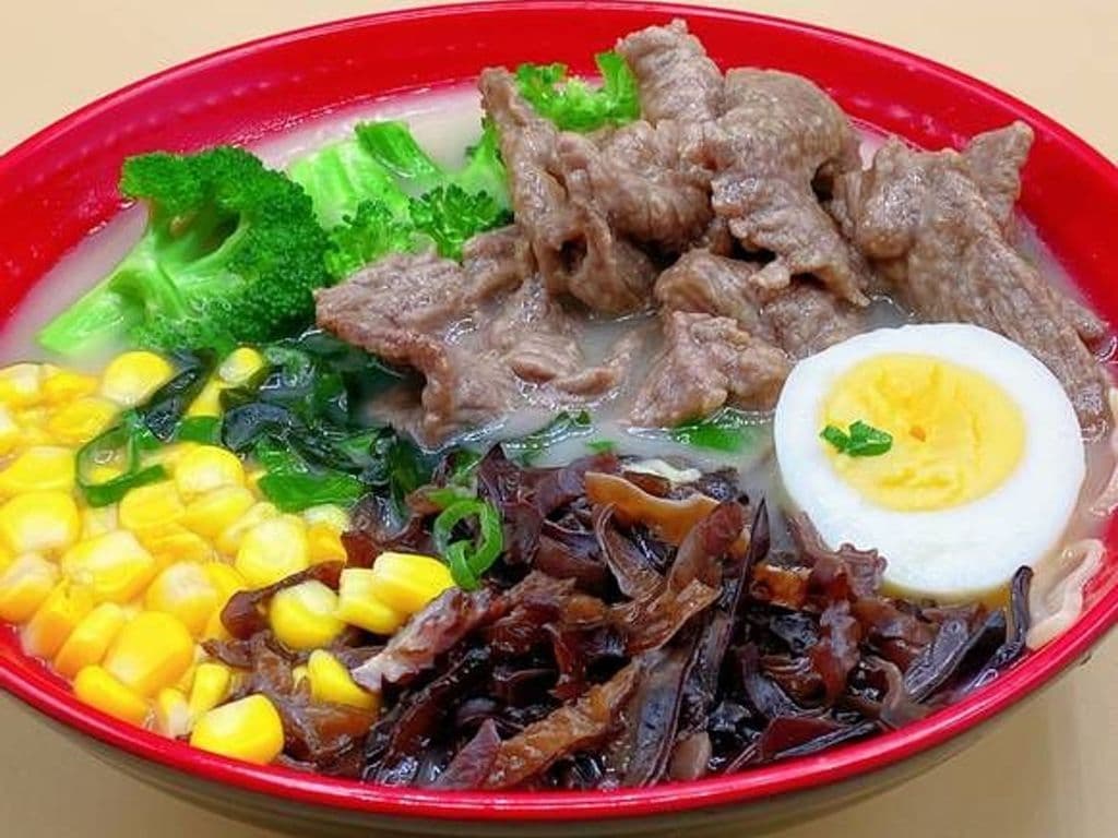 Beef Ramen in Soup
