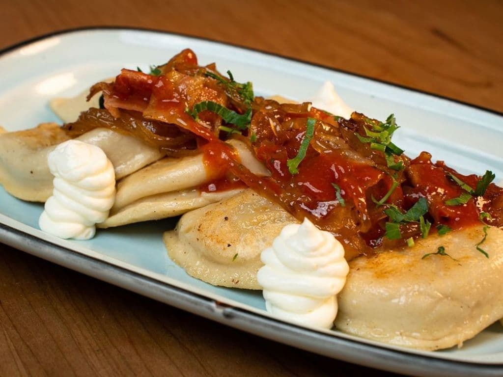 Baba's Cheddar Perogies