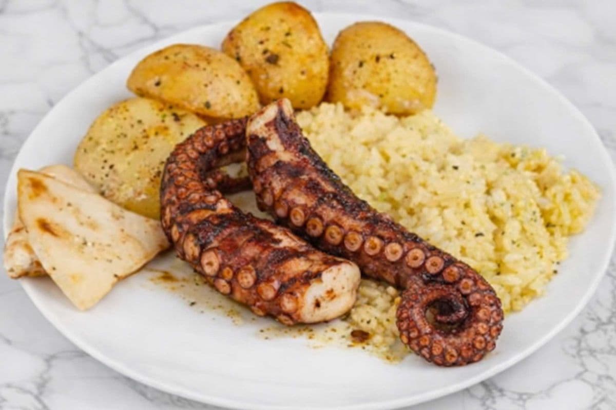 Grilled Octopus Dinner