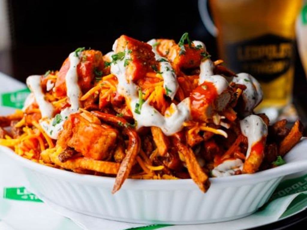 Plant-Based Buffalo Poutine 