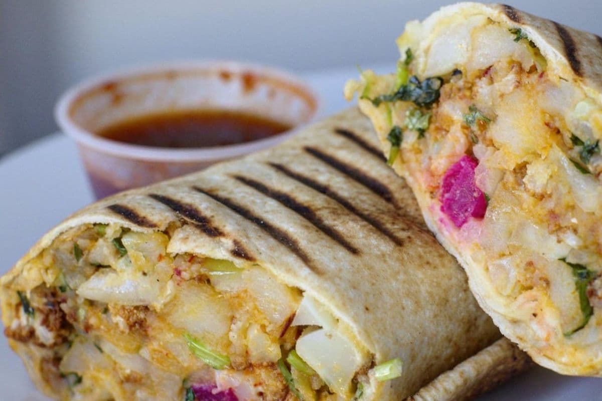 Aloo Cauliflower Wrap