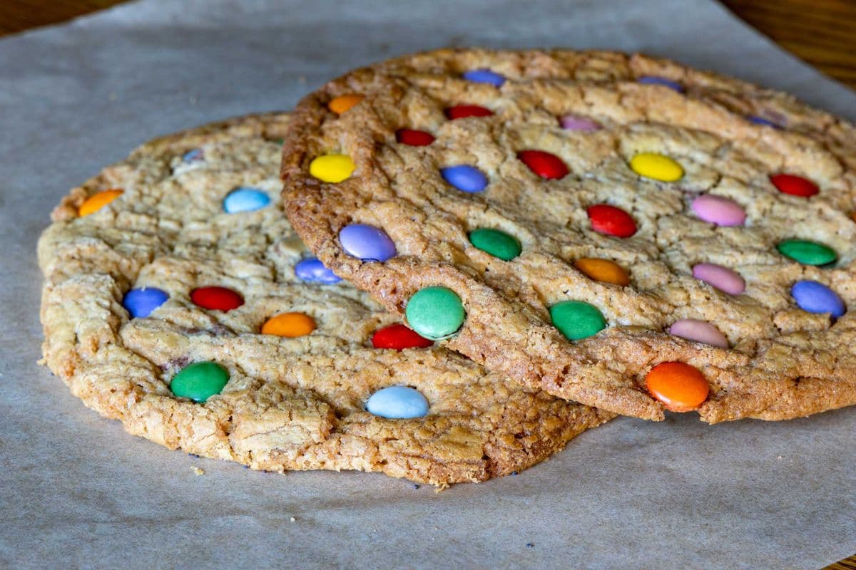 Giant Smartie Cookie