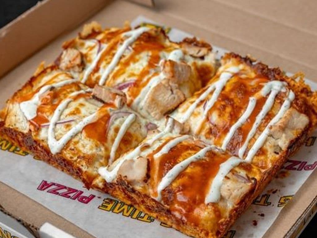 Buffys Hot Chicken Square Pizza