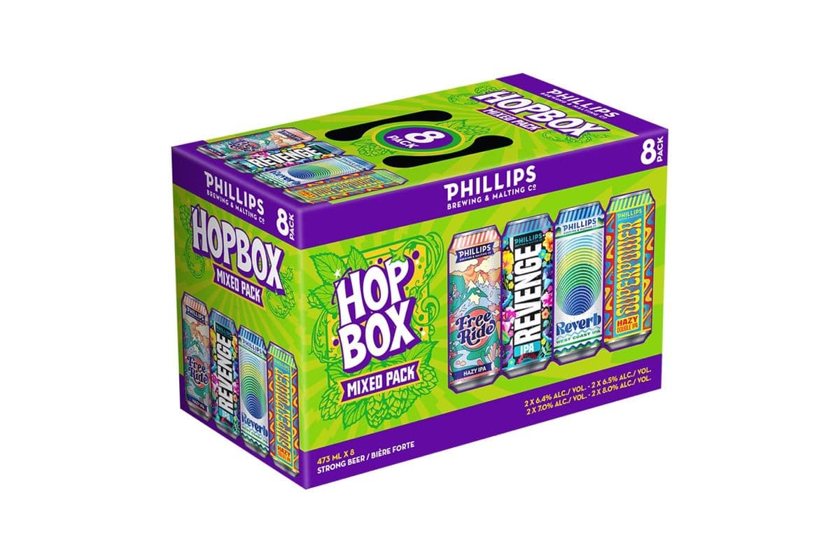 Phillips Hop Box Mixed Pack (8 x 473mL Cans)