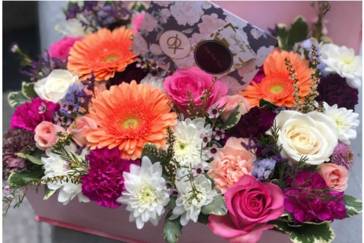 Pretty in Pink Flower Box
