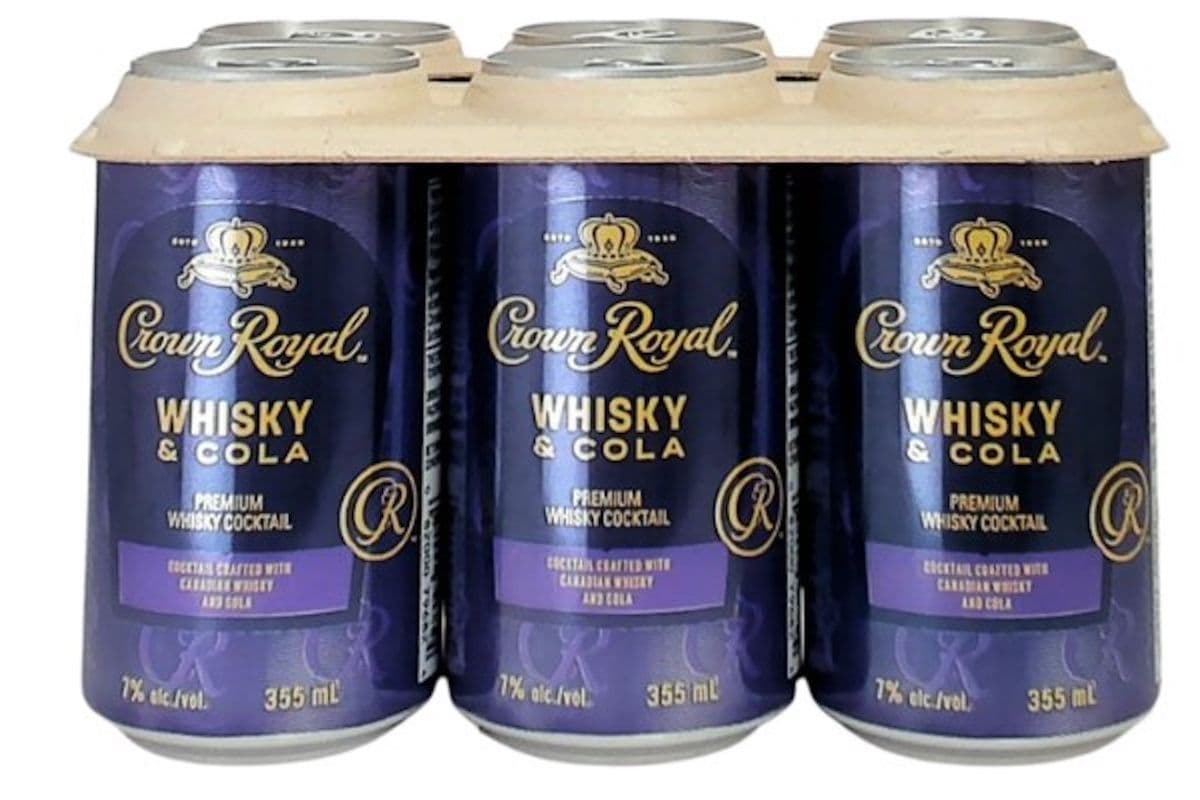 CROWN ROYAL WHISKY & COLA (6PK) (6 x 355ML)