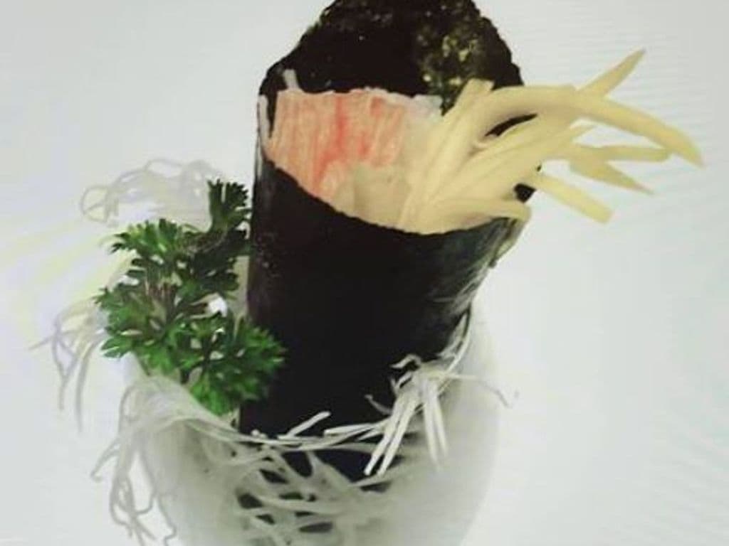 Mango Crab Meat Hand Roll