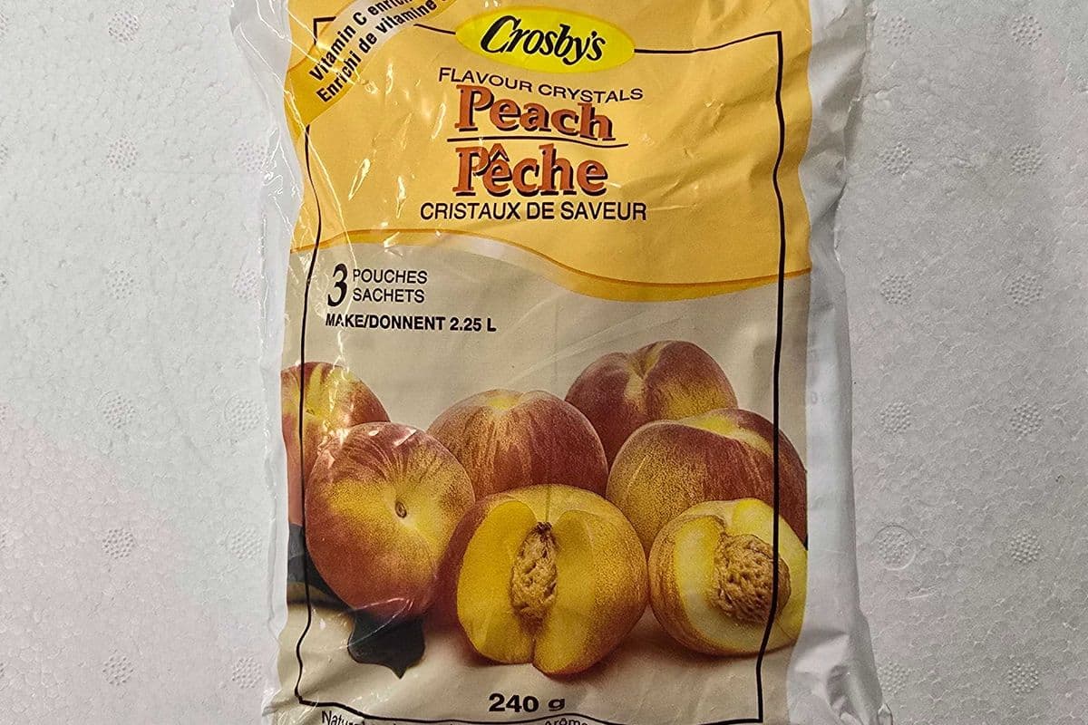 Crosby's Peach flavour crystals 240g (240g)