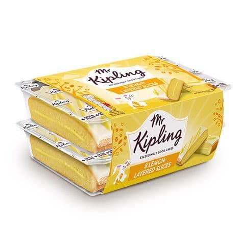 M Kipling Lemon Cake Slice- 6 slices
