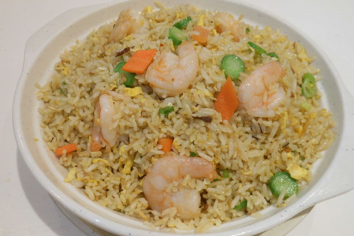 Prawns Fried Rice in XO Chili Sauce 大蝦XO醬炒飯
