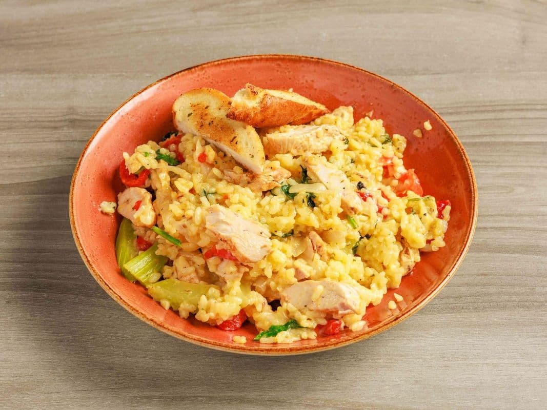 Roasted Chicken Risotto