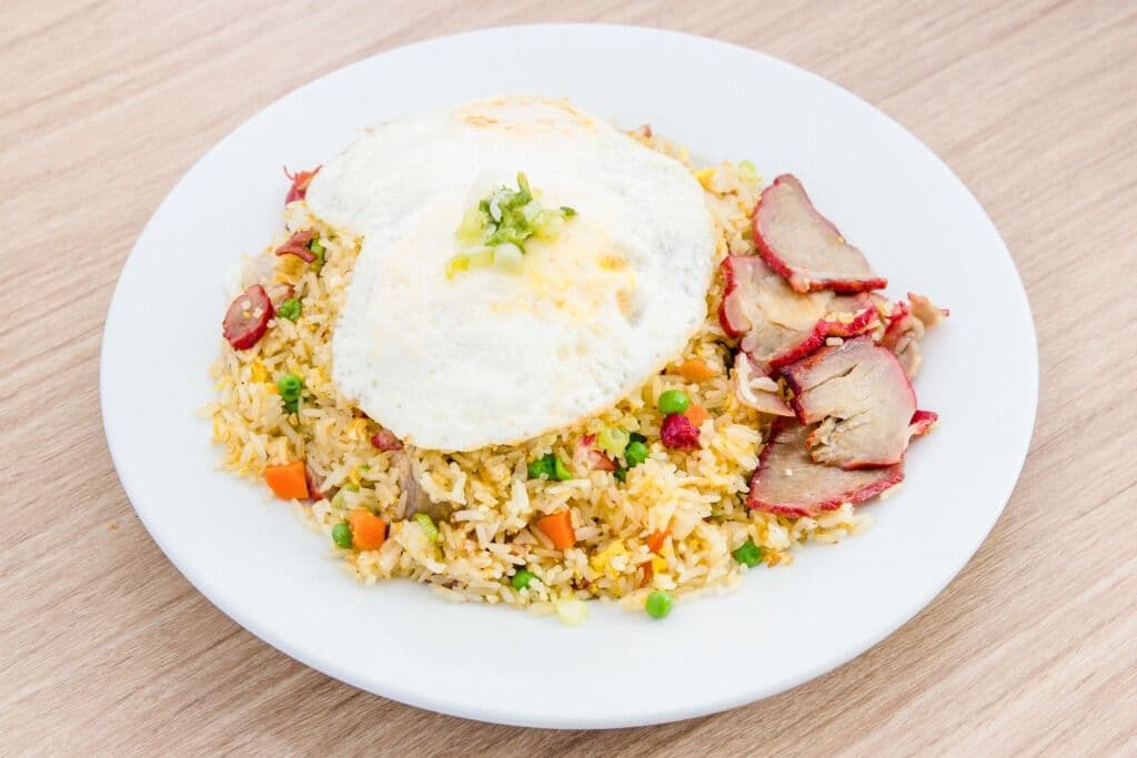 51A. Charsiu on fried Rice