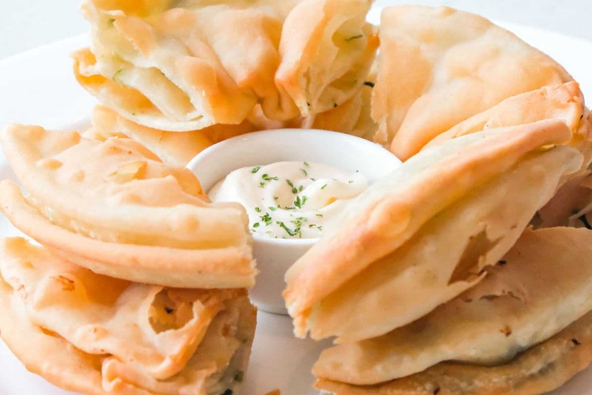 9A. Crispy Green Onion Cake (2 Cakes)