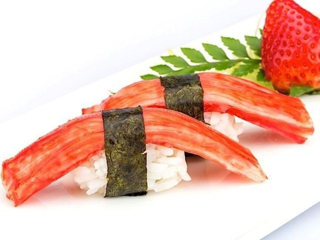 Crabmeat Sushi(2 pcs)