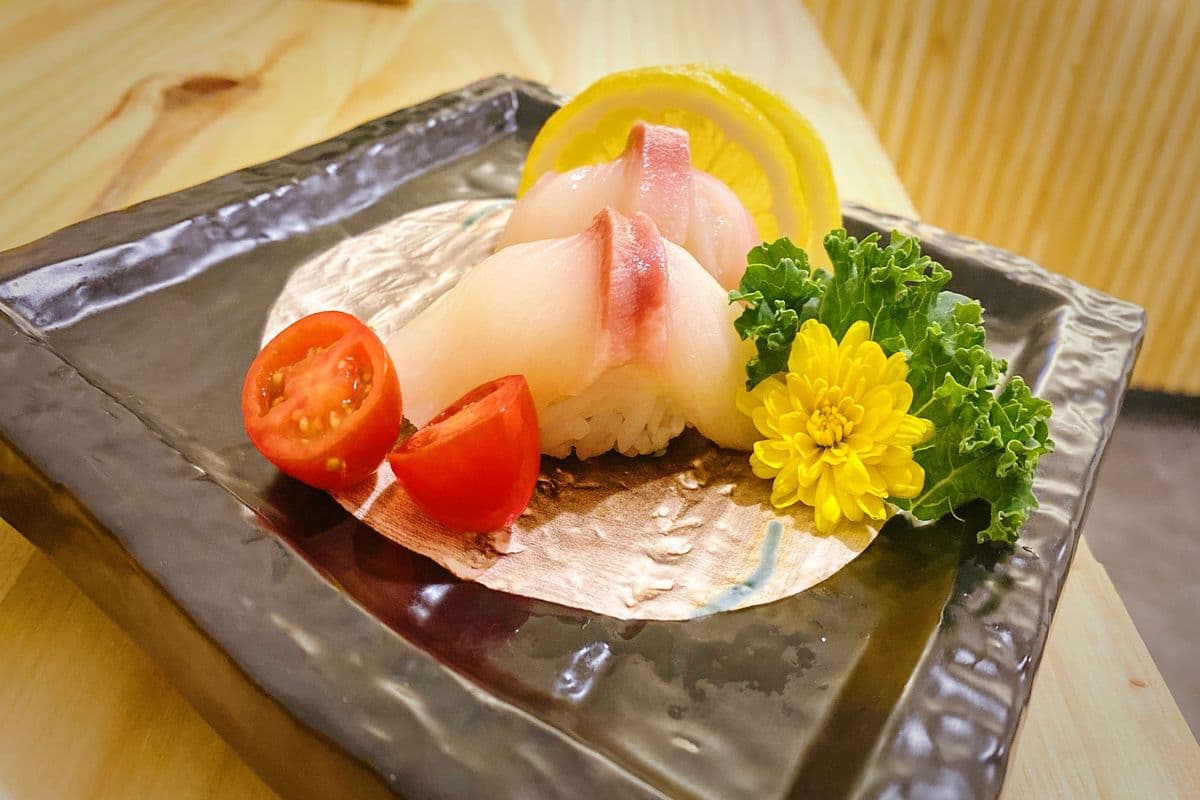 Yellowtail (Hamachi) Sushi