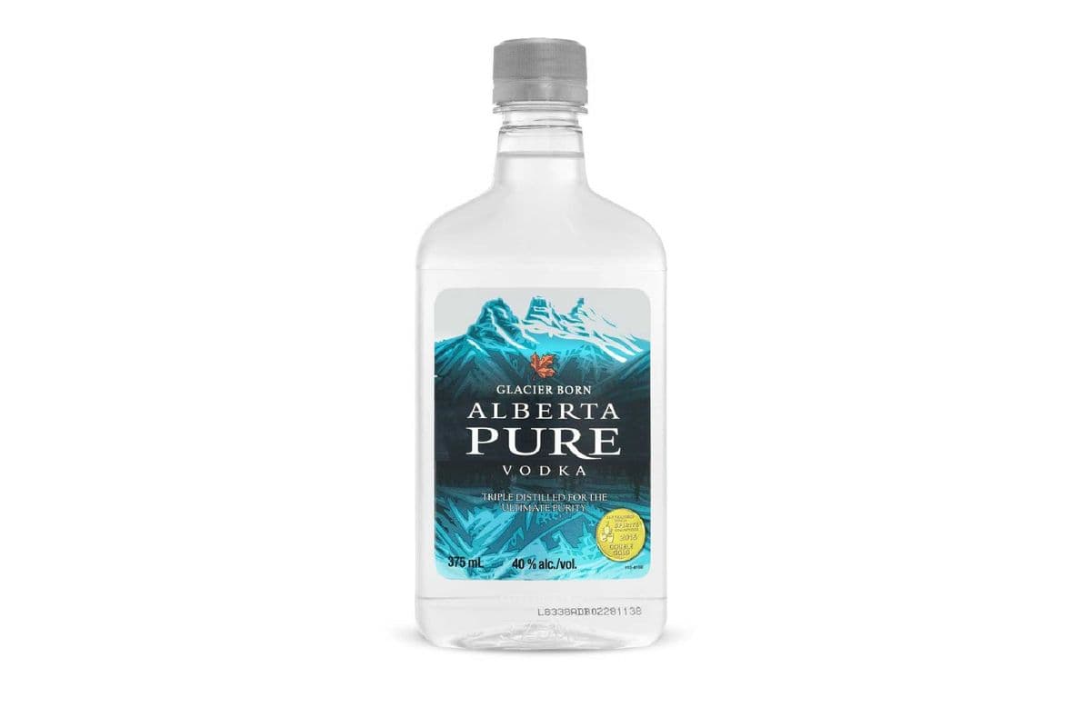 Alberta Pure Vodka Pet 375ML (1 x 375 ml)