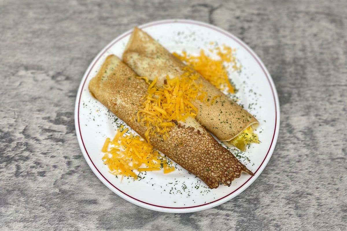 Cheese and Egg Crepes (2 pcs)
