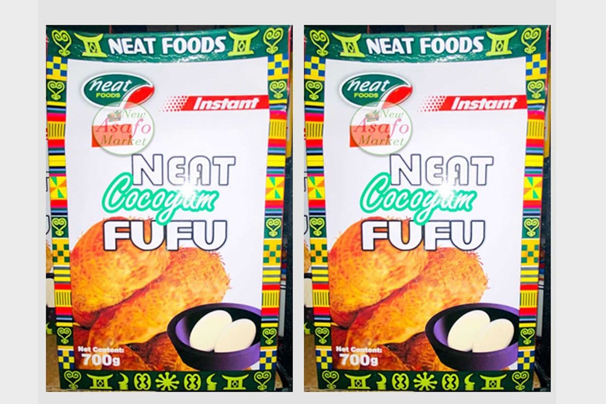 Neat Cocoyam Fufu