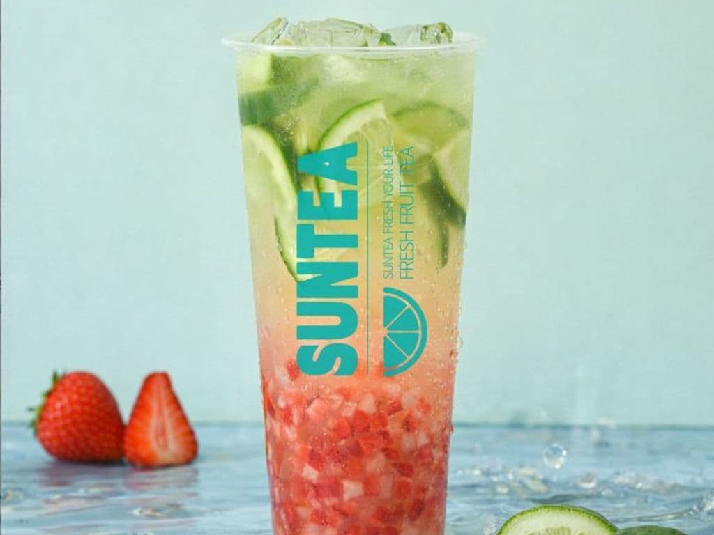 Strawberry Lime Tea 莓莓爆柠茶