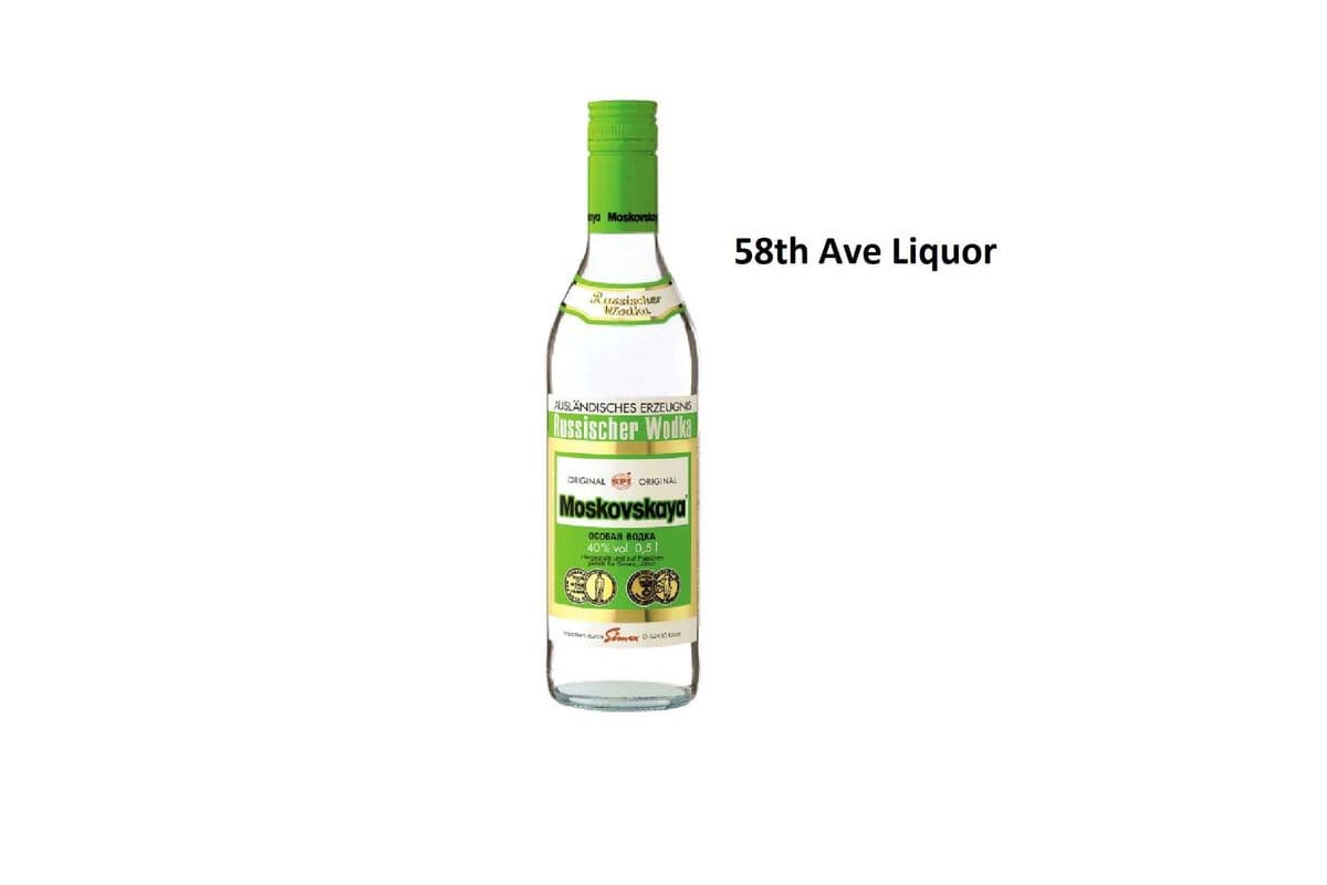 MOSKOVSKAYA VODKA 750ML (1 x 750ML)