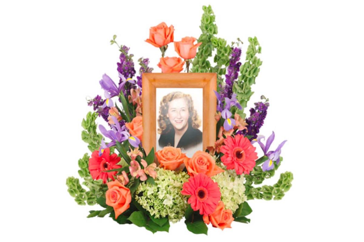 Bittersweet Twilight Memorial Memorial Flowers (Frame Not Included)