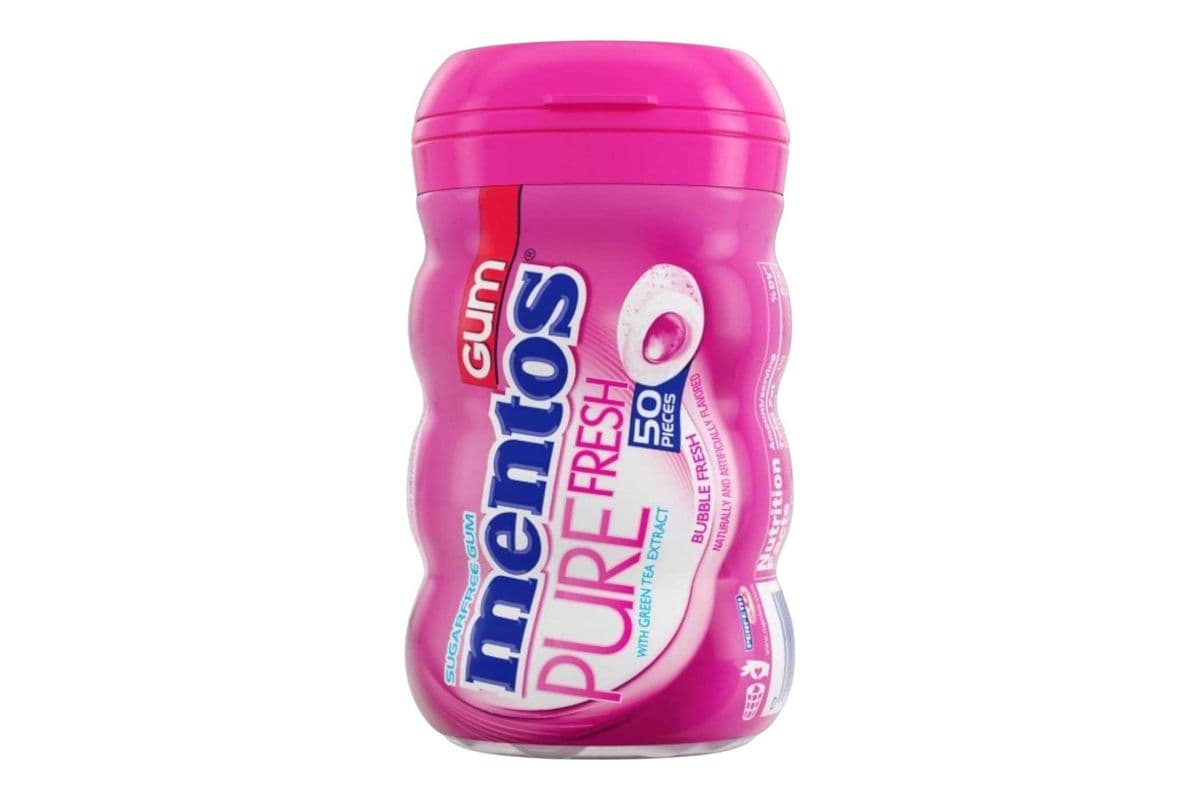 Mentos Pure Fresh Bubble Fresh (50pc) (4 Cal)